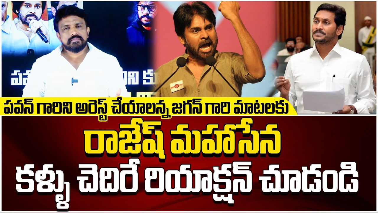 Rajesh Mahasena Counter To YS Jagan Over Comments On Pawan | TDP vs YCP | Janasena | Cine Public TV