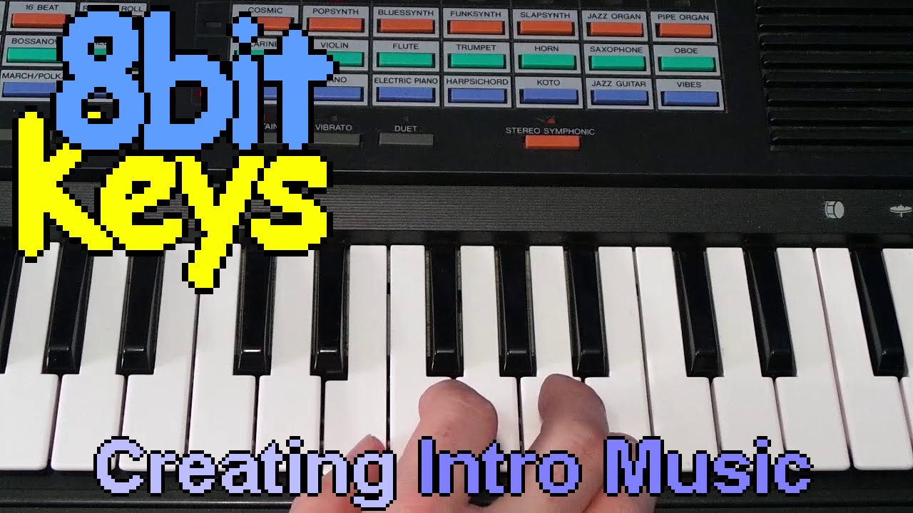 Creating the Intro music on a Yamaha PSS470