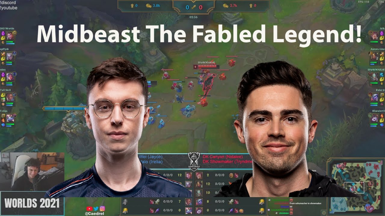 Caedrel On Midbeast's Infamous Clip Running It Down In Pro Play!!