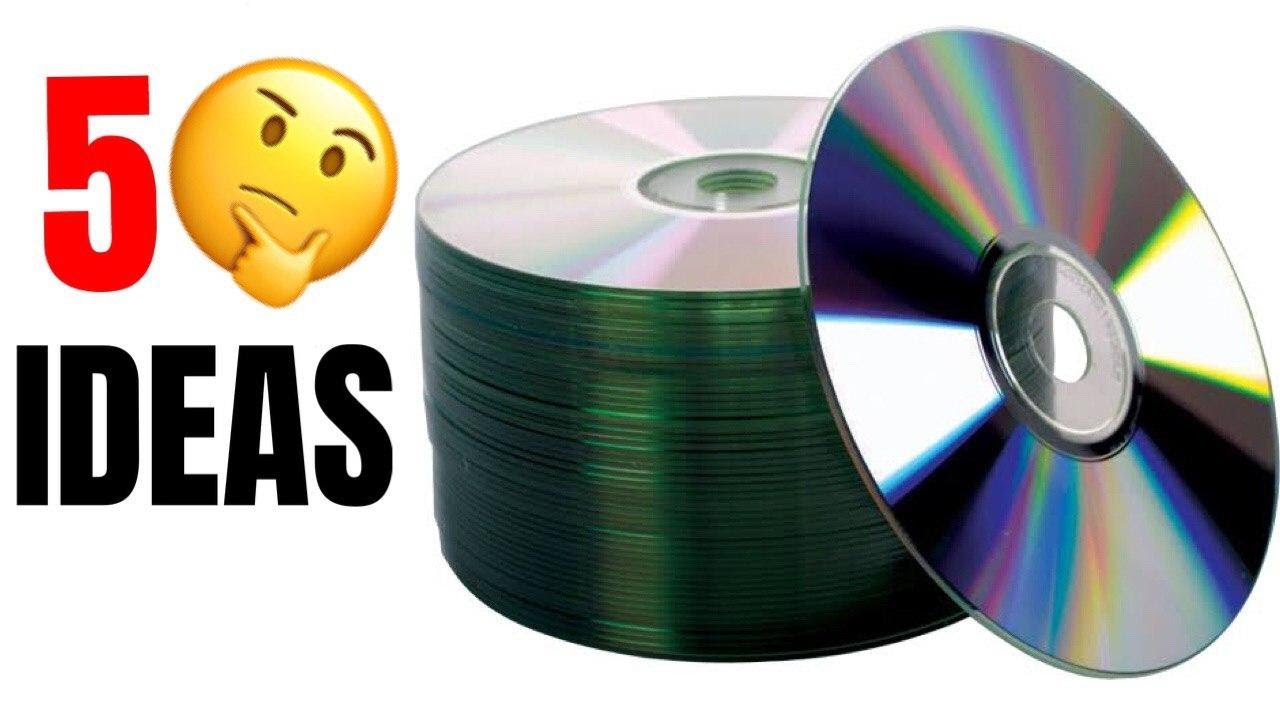 5 Ideas Increíbles, Fáciles y Rápidas con CD y DVD