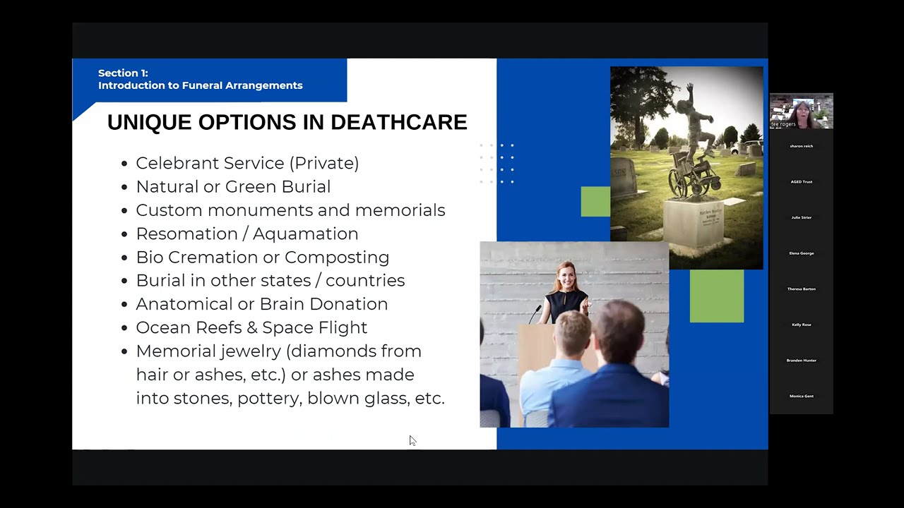 Navigating Funeral and Cemetery Services: Insights for Professionals Assisting Older Adults