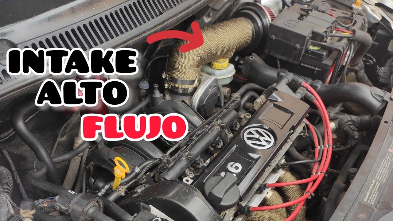 como instalar intake filtro de alto flujo fácil  para lupo crossfox sportvan gol suran