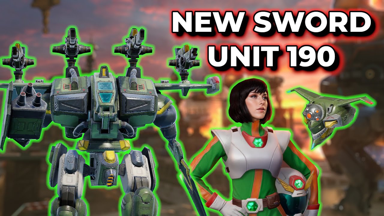 WR - New Sword Unit 190 Is Hilarious To See + New Drone Ward DSC 6 | War Robots