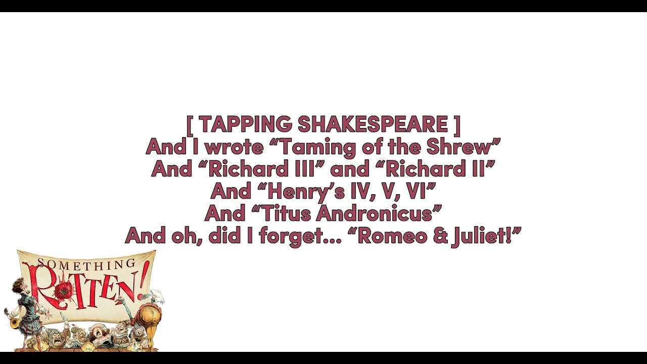 Bottom’s Gonna Be On Top | Lyric Video | Something Rotten