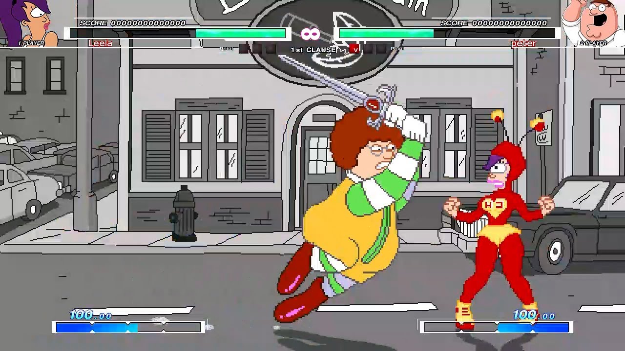 Peter Griffin vs LeeLa FUTURAMA