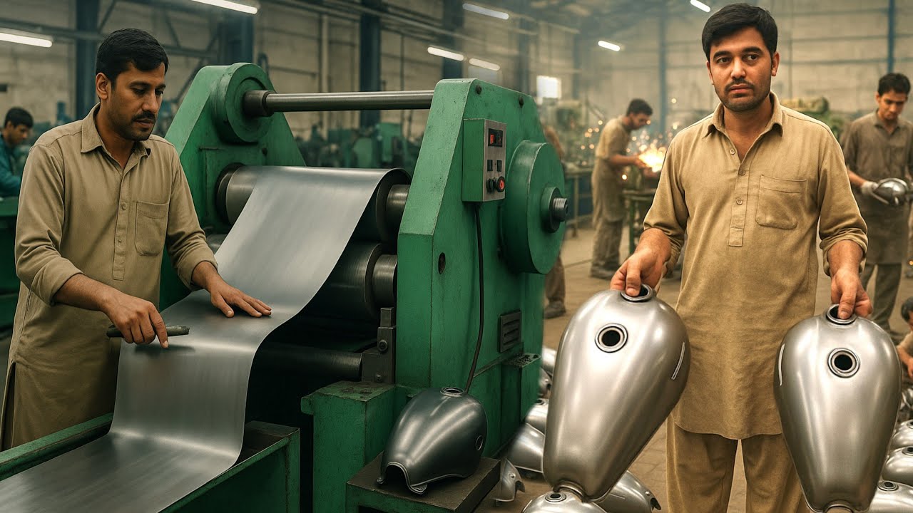 Most Intelligent Skills | ￼Motorcycle Fuel Tank Manufacturing Process | Mass production Process