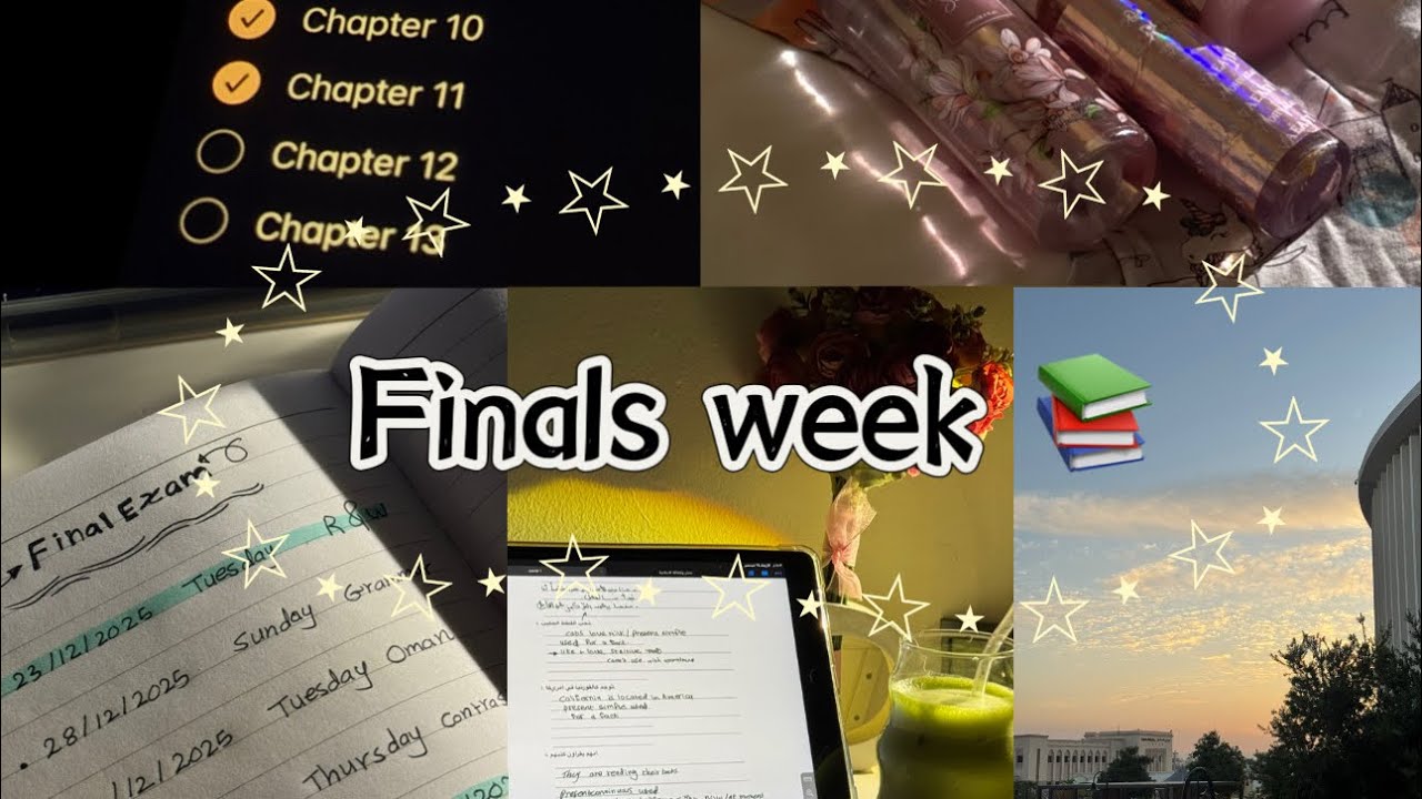 فلوق أسبوع الفاينل - 1🤍 | يوميّاتي 🫧، شوبينق🛍️، وأجواء الدراسة  | Finals week vlog 