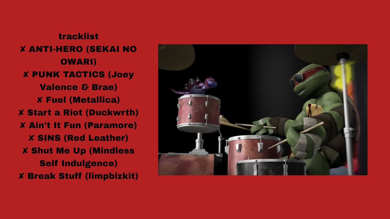 🗣️ 2012! raph kinnies ⁉️ (another niche tmnt playlist)