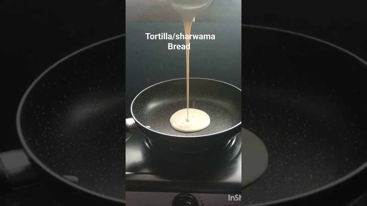 The easiest homemade tortilla/shawarma bread 🫓🥙