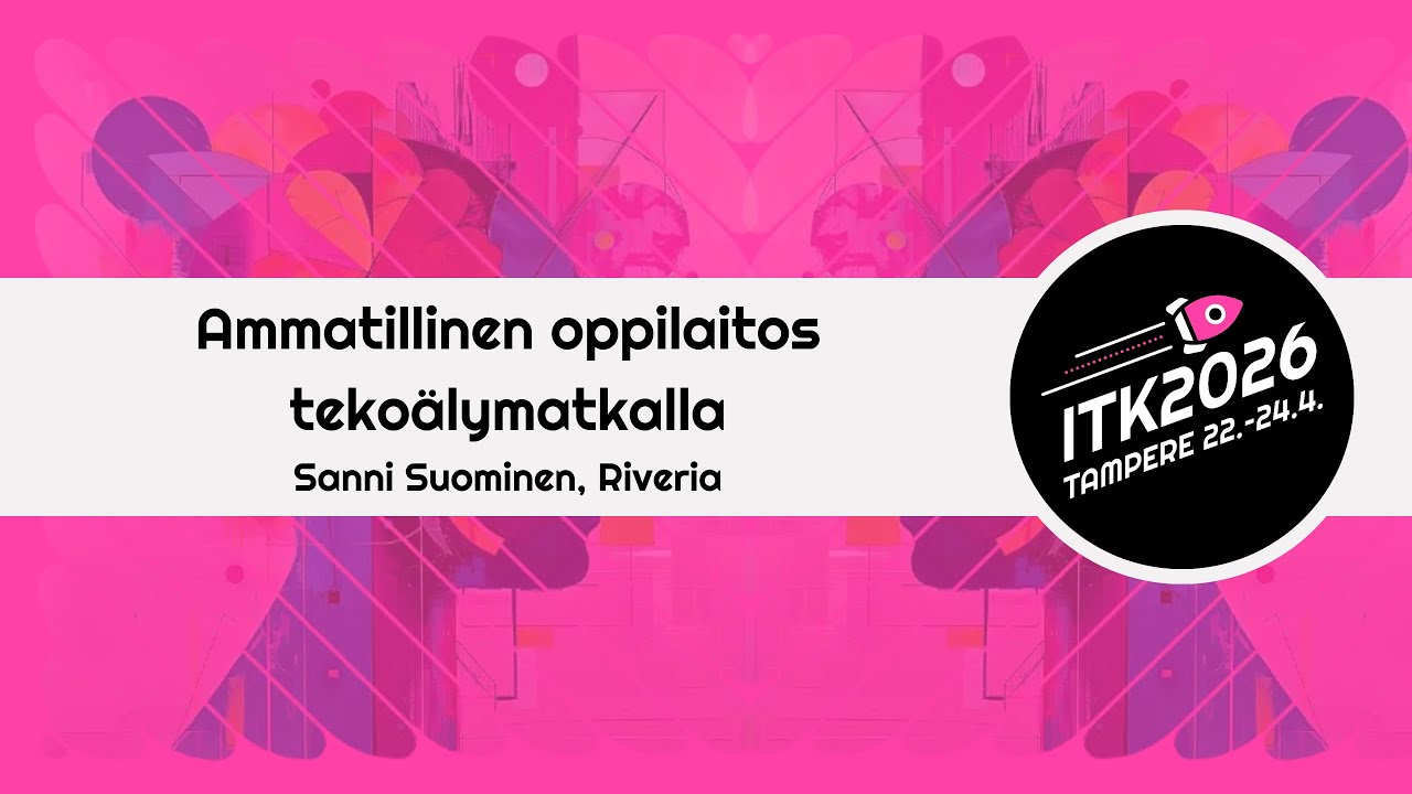 Ammatillinen oppilaitos teko&auml;lymatkalla