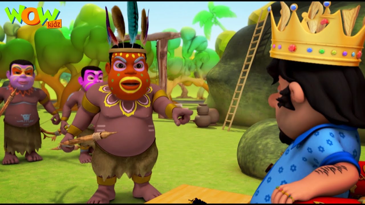 आदिवासियों ने क्यों किया John पर गुस्सा? | Hindi Cartoon|Kahani | Motu Patlu Vs John | 