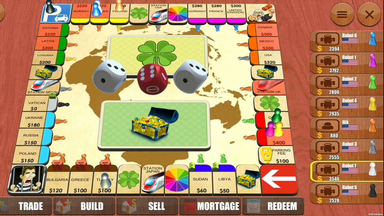 Monopoly gameplay Rento random level - special dice