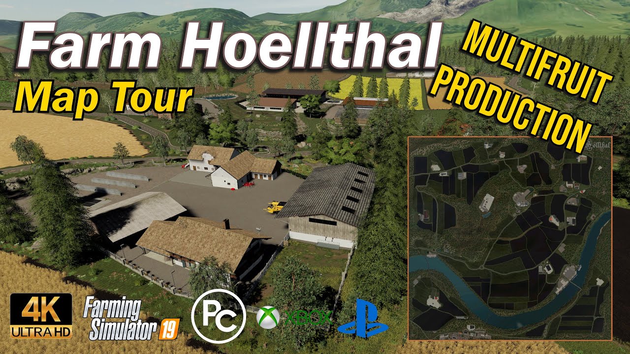 Farming Simulator 19 - 4K - Map First Impression - Farm Hoellthal