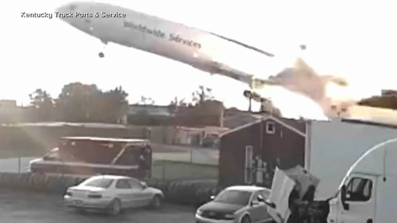 12 dead after engine fell off UPS plane that crashed in Kentucky