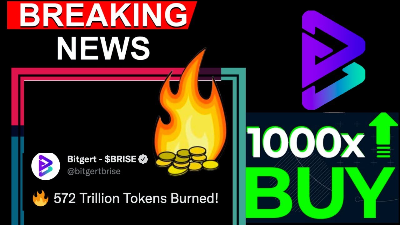HUGE NEWS FOR BITGERT (BRISE) TOKEN | MASSIVE BURN!!🔥🔥