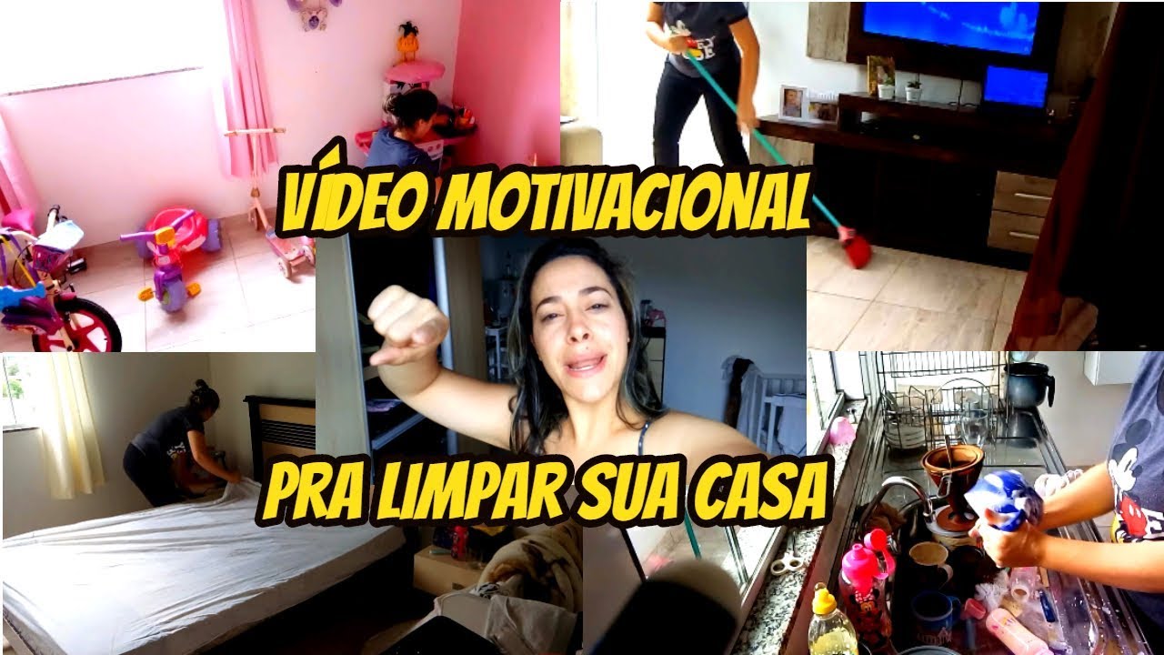 Limpeza motivacional (motivação para limpar sua casa)