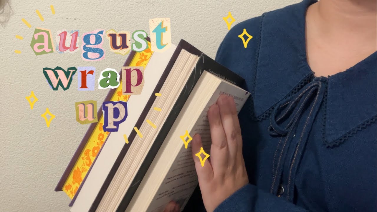 everything I read in august | monthly wrap up | asmr