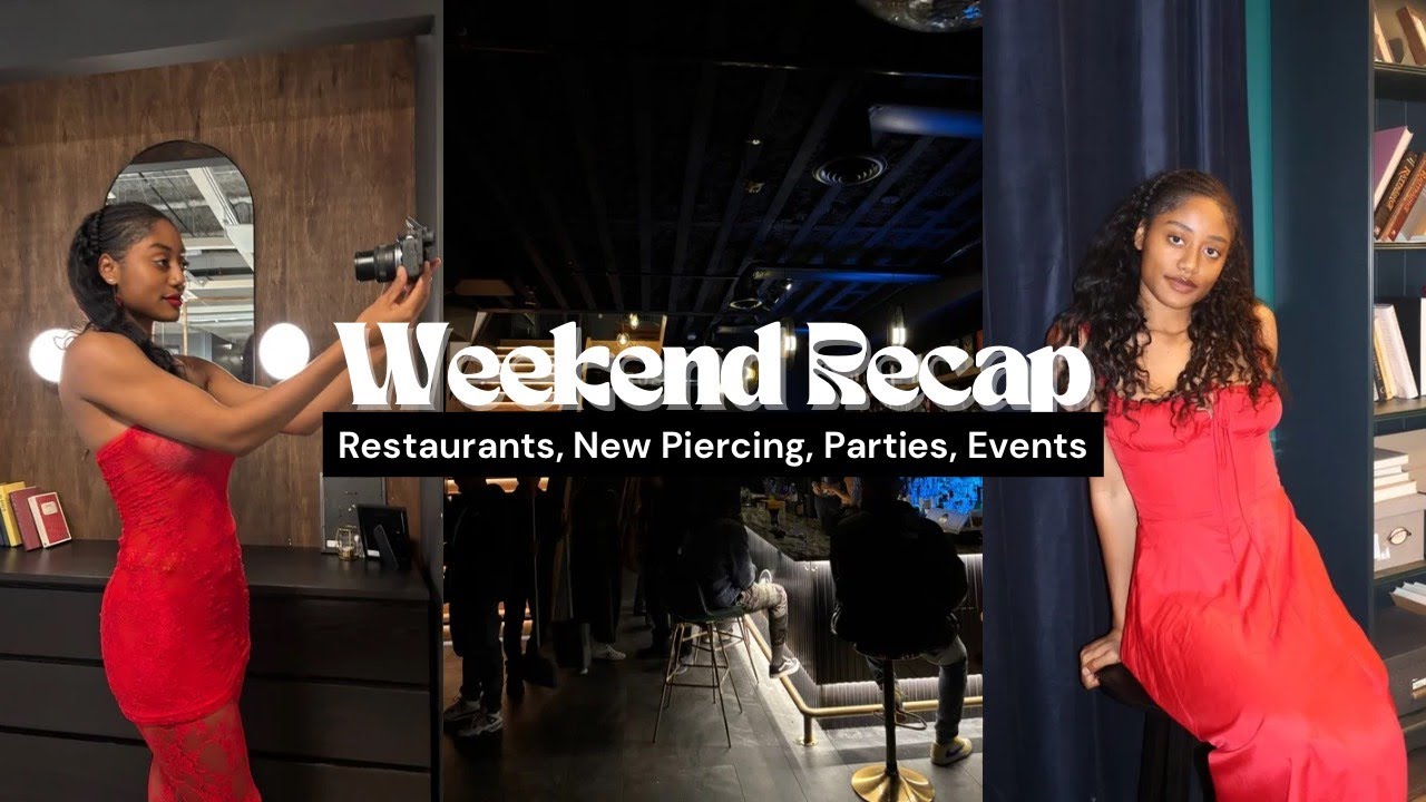 WEEKEND RECAP | TRYING NEW RESTAURANTS, NEW PIERCINGS, BEING OUTSIDE AND MORE
