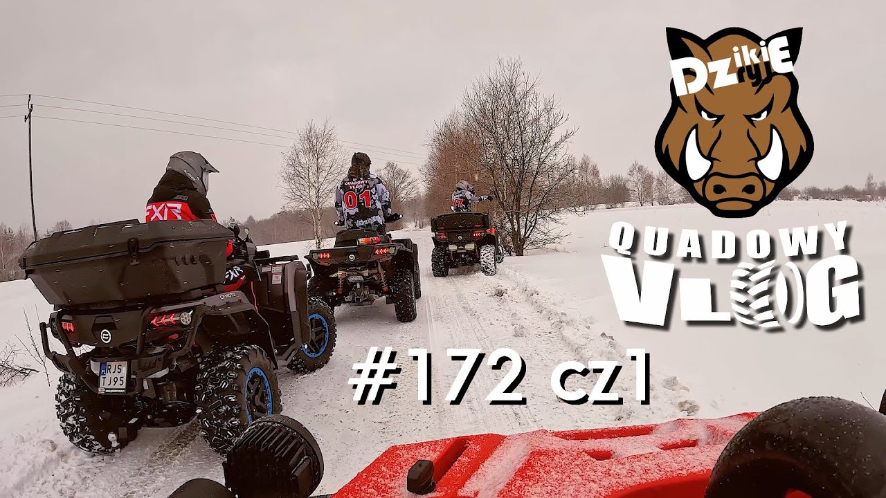 #172 cz1 - Wynieśliśmy chłodnice do GÓRY🔥 Urwane koło w Cf Moto 1000, Śnieżny teren weryfikuje😜