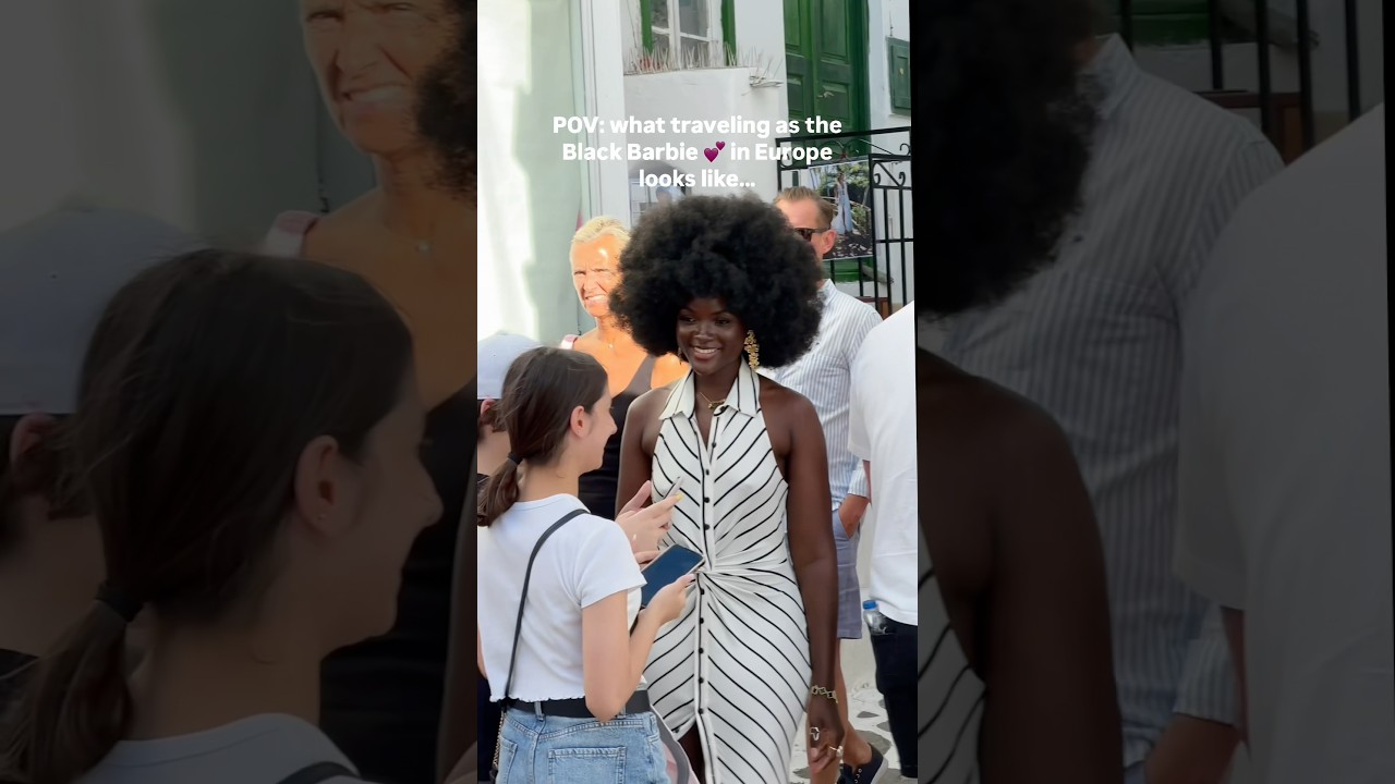 POV: what traveling as the Black Barbie looks like 💕❤️ #travlingvlog #foryou