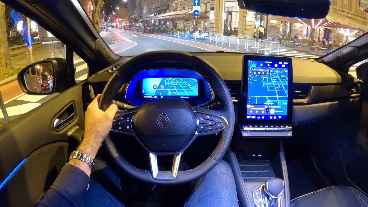 New RENAULT SYMBIOZ 2025 - NIGHT POV test drive (PURE DRIVING) Hybrid ICONIC