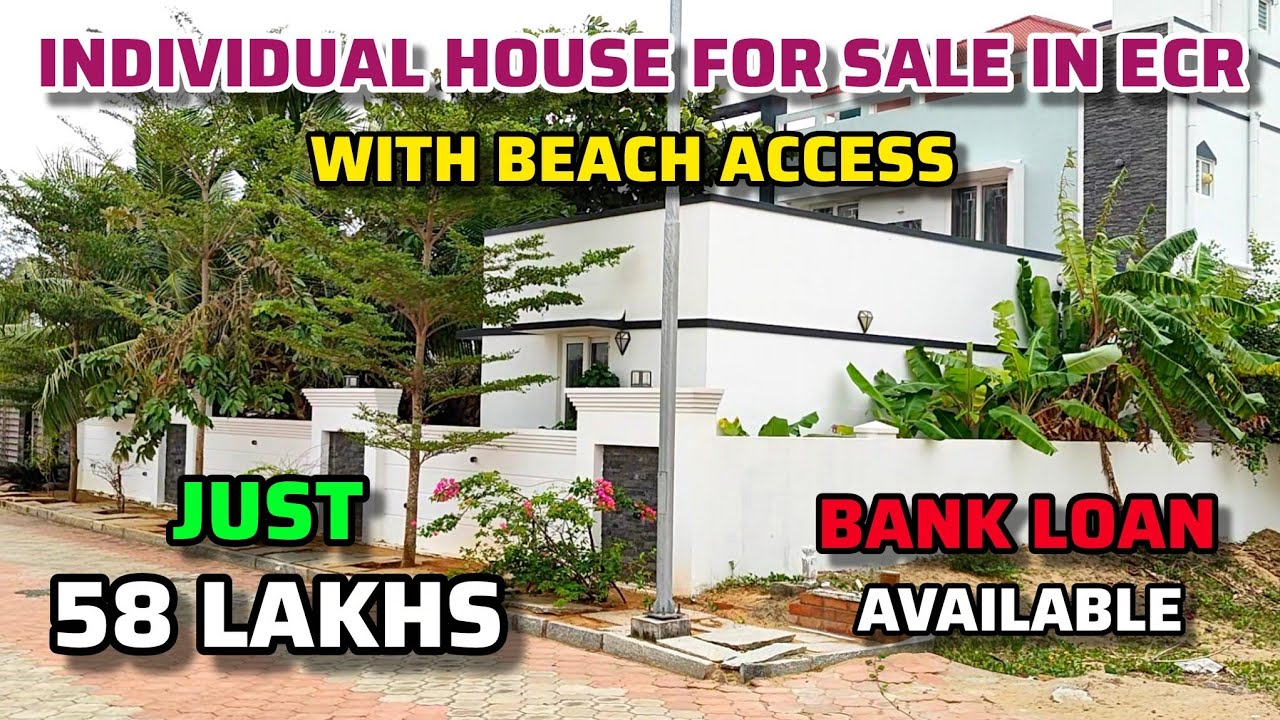 Beach house for sale in ECR | Beach Facing Villas