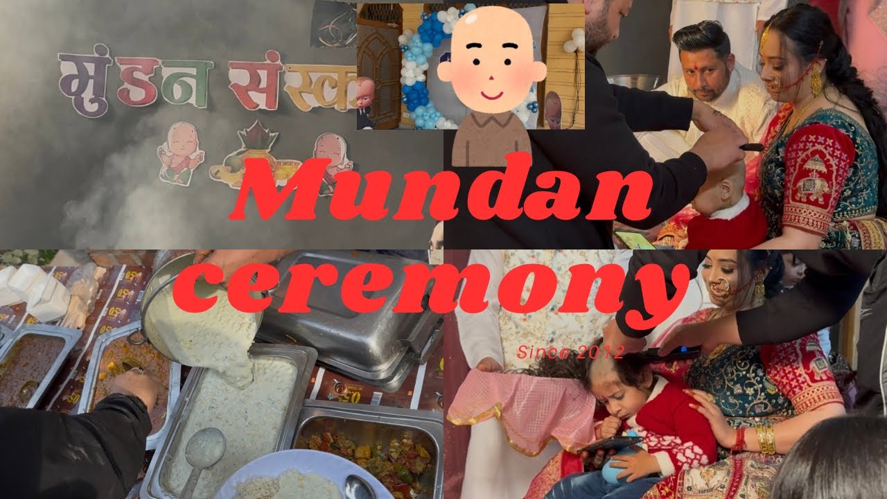 Mundan ceremony “ho gya gnja” 🧑🏻‍🦲😂❤️