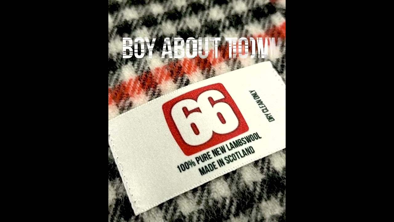 Boy About Town Scarf - By 66 Clothing - Paul Weller The Jam The Style Council Inspired - Short
