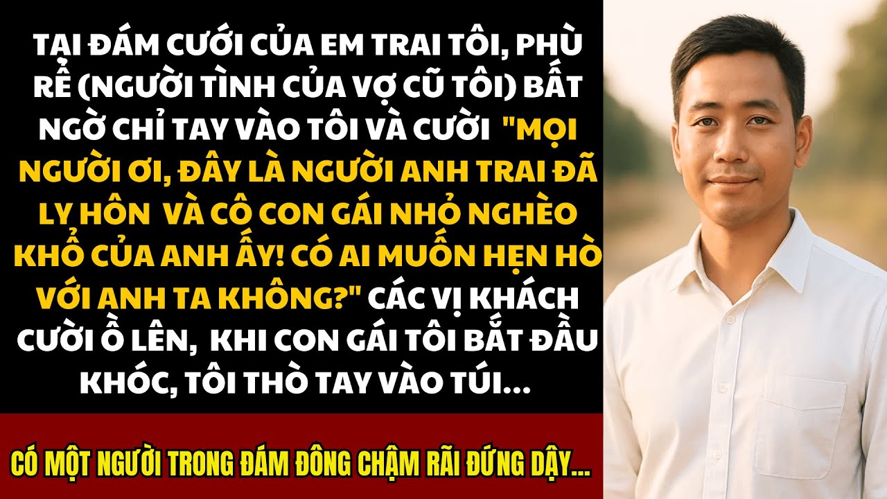 Bị cả gia tộc sỉ nhục trong đám cưới em trai, tôi lặng lẽ cắm chiếc USB vào máy chiếu.
