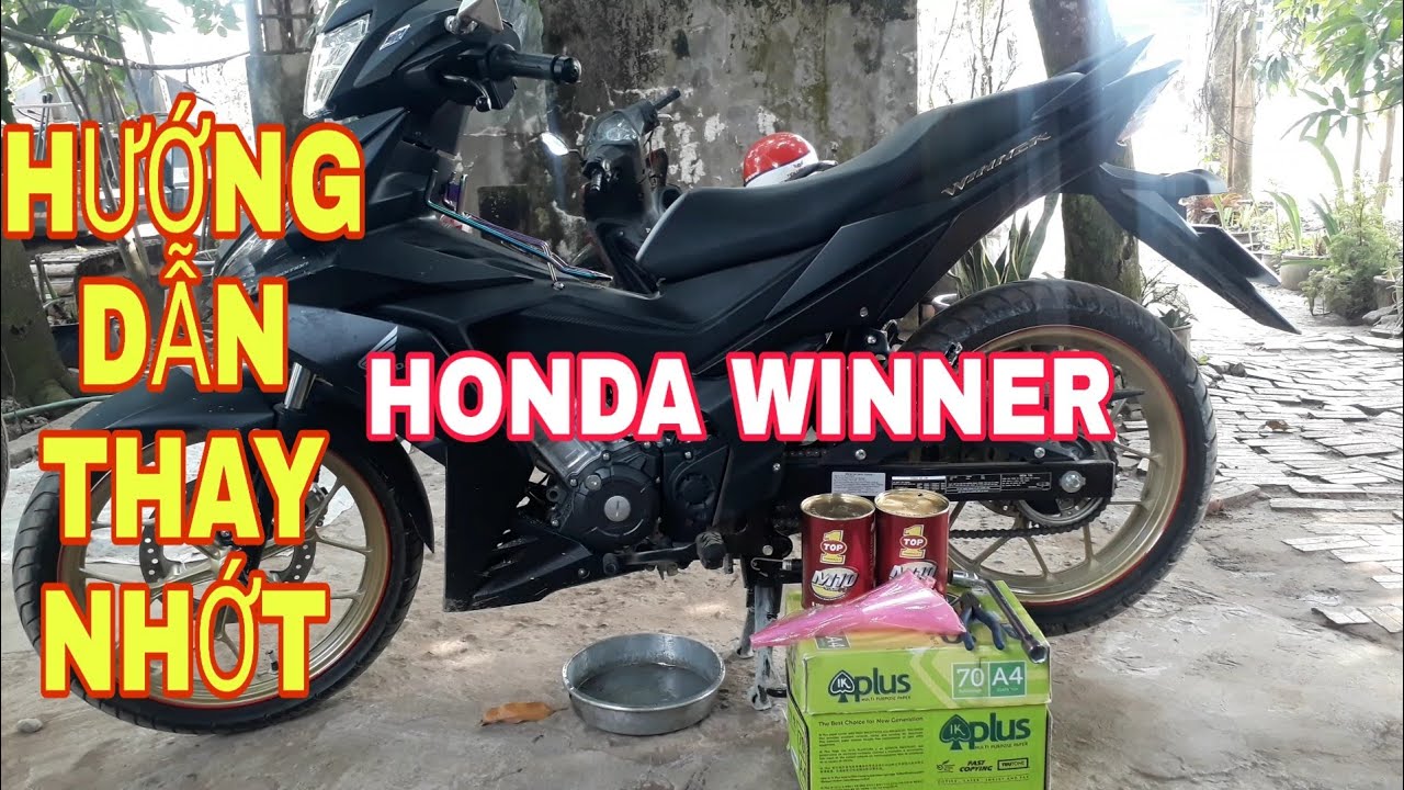 Hướng dẫn CÁCH THAY NHỚT XE CÔN TAY HONDA WINNER - TEST NHỚT TOP1 M10 | XVCS | XE VÀ CUỘC SỐNG