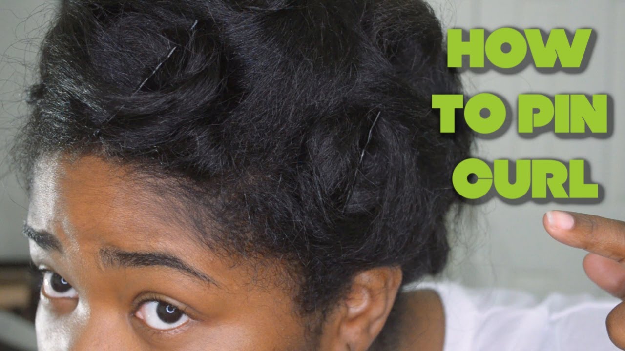 HOW TO PIN CURL NATURAL HAIR