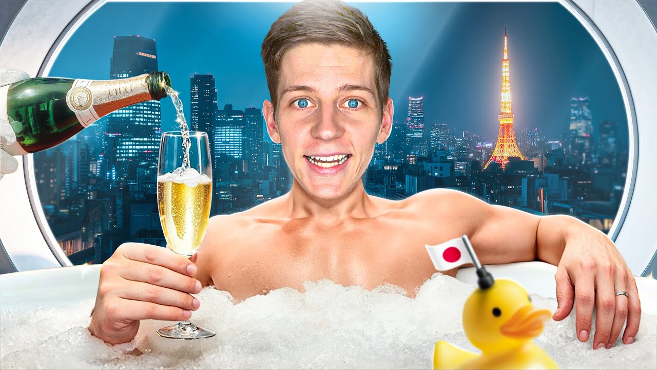 24H dans L'HÔTEL le plus LUXE de TOKYO 🤑
