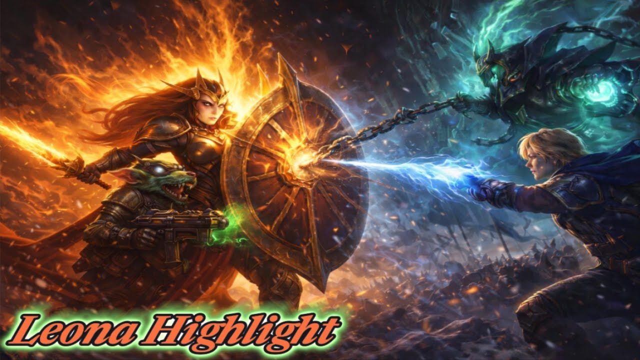 This Duo Deletes Teams in Seconds - Leona Highlights League Of Legends