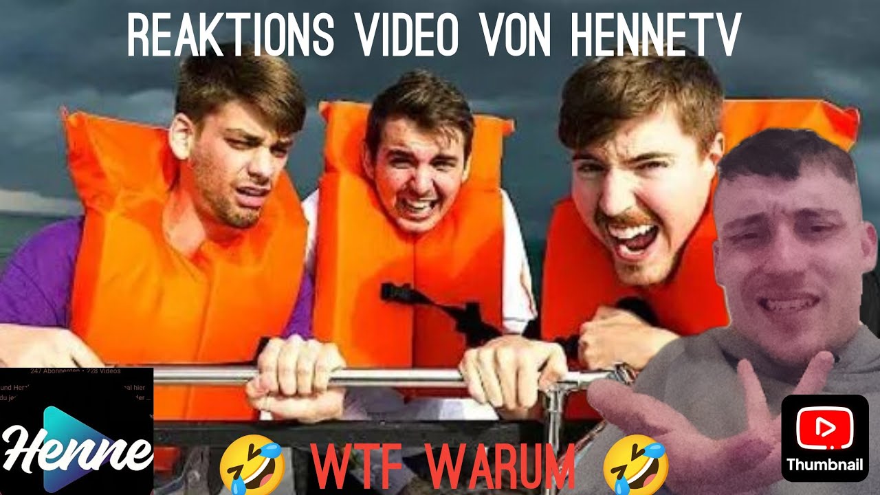 24 Stunden Überleben im Bermudadreieck 🫣😱 HenneTV Reagiert auf @MrBeast #mrbeast #viral #trending 