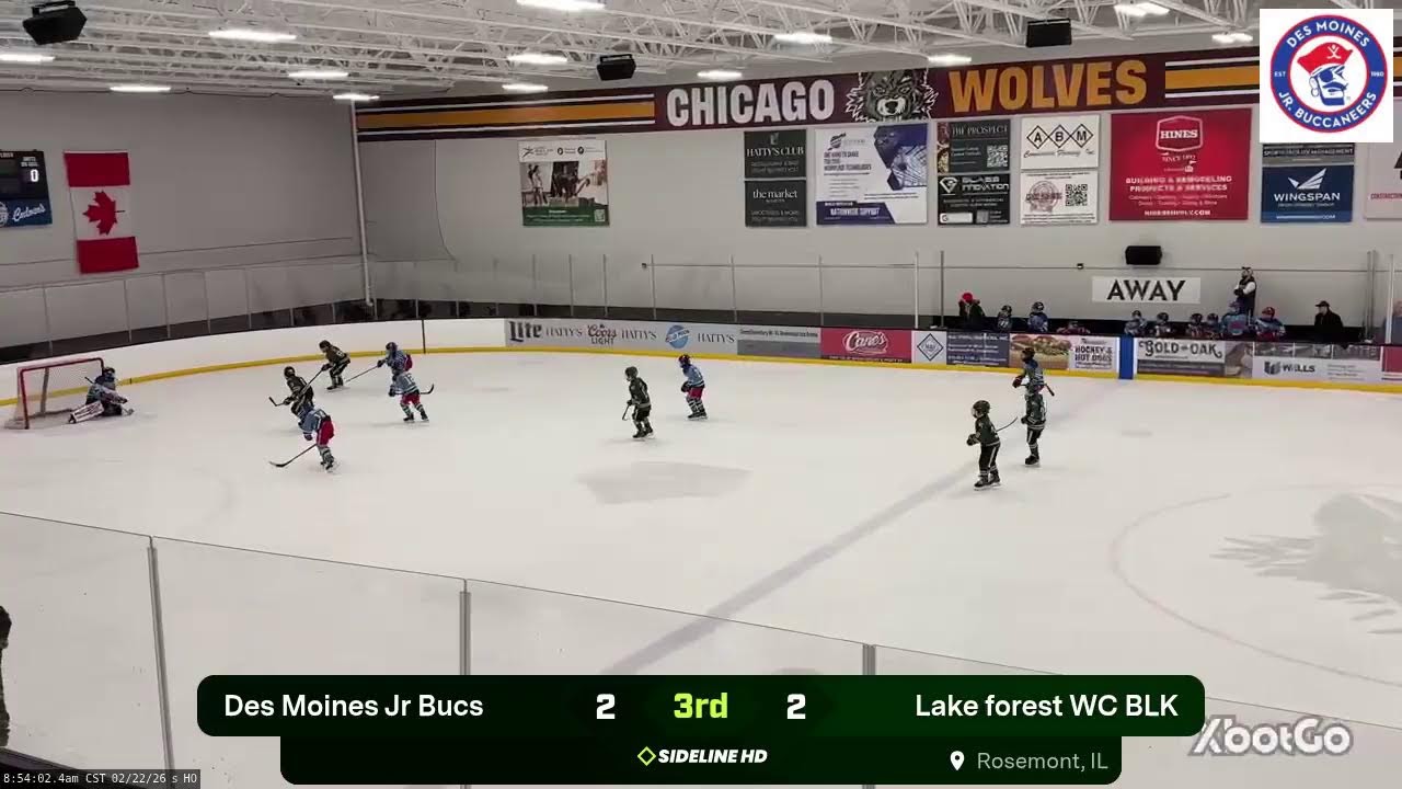 Des Moines Jr Bucs vs  lake forest(2026.02.22)