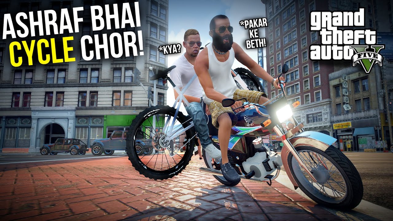 ASHRAF BHAI NE CHURAI BICYCLE WITH ABID! | GTA 5 MODS PAKISTAN