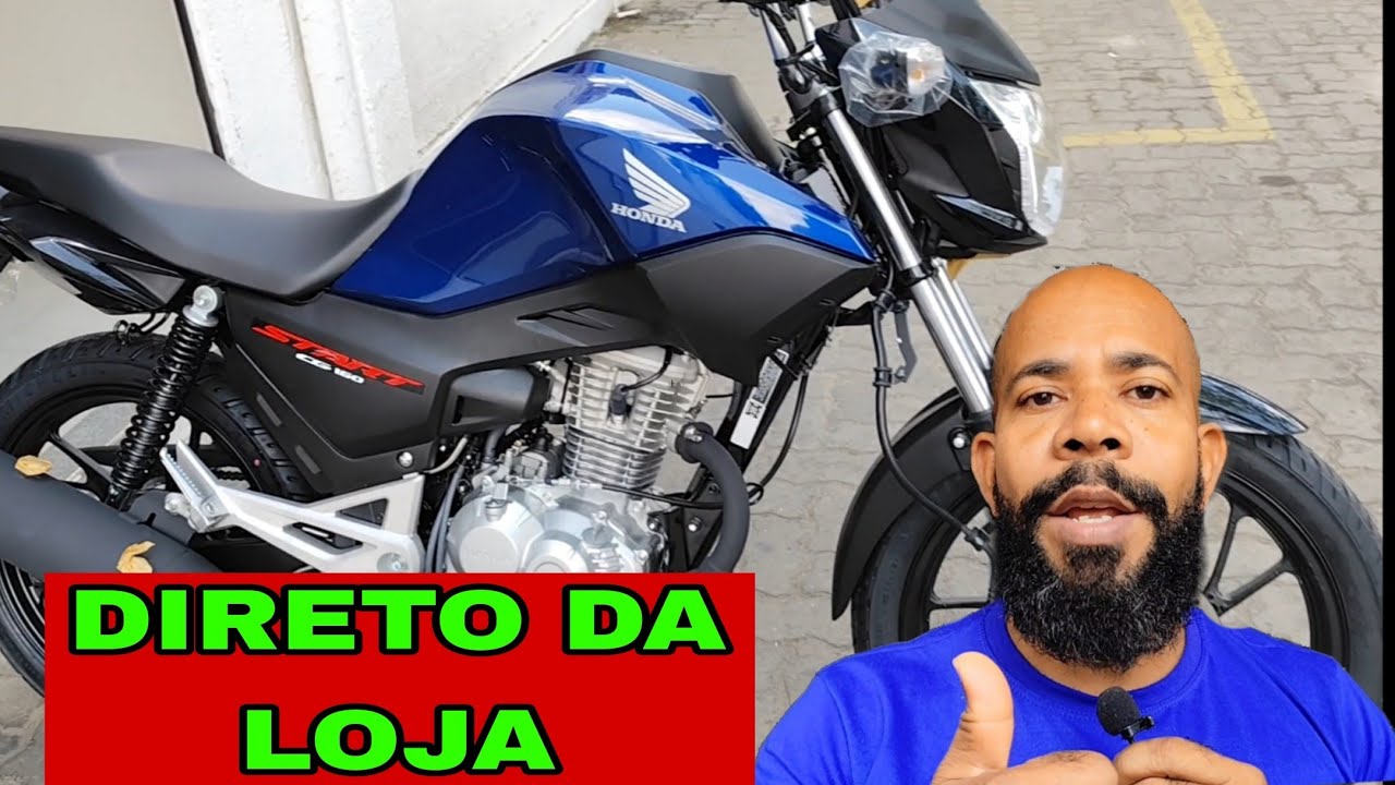 Nova START 160 azul direto da LOJA!