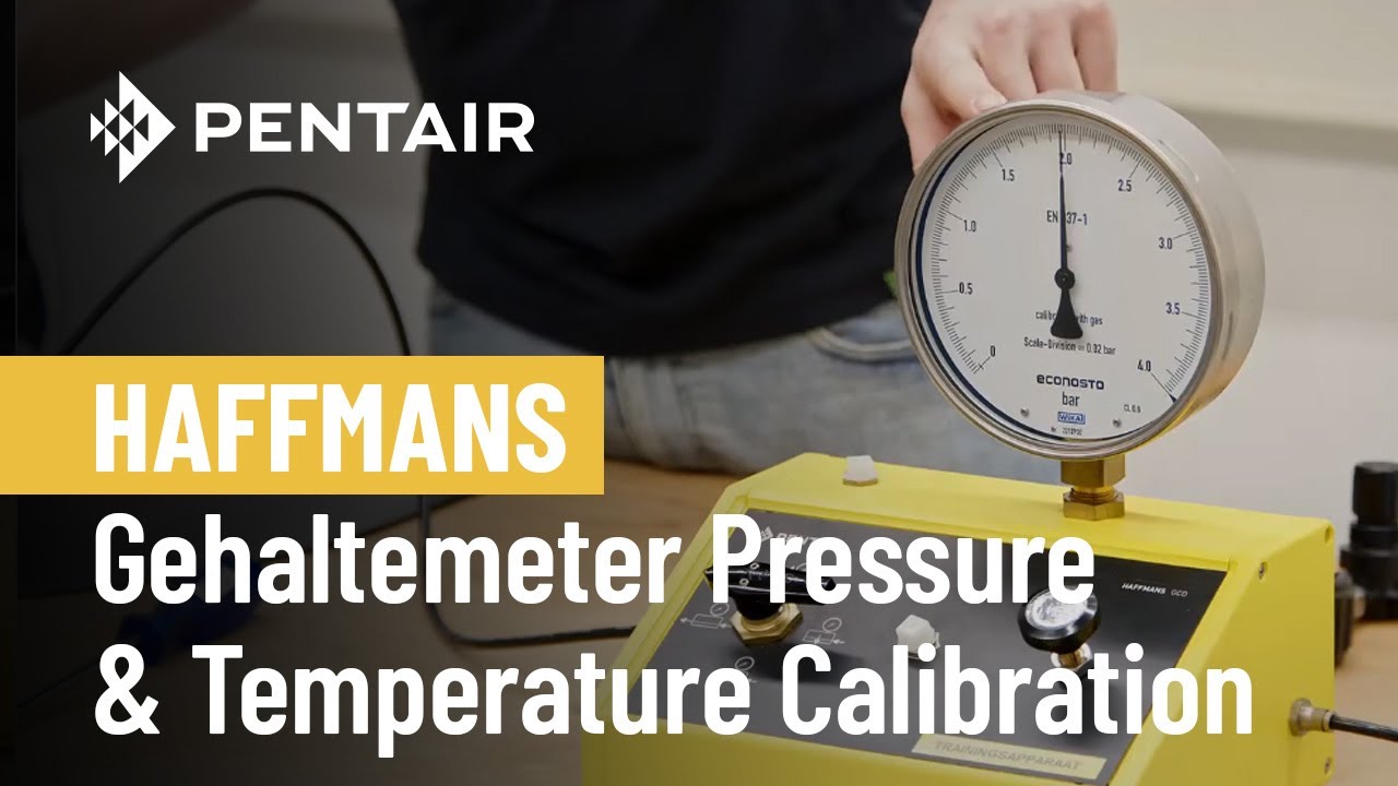 Pentair Haffmans TECH TALK - Gehaltemeters Type c/i-DGM - Pressure & Temperature Calibration