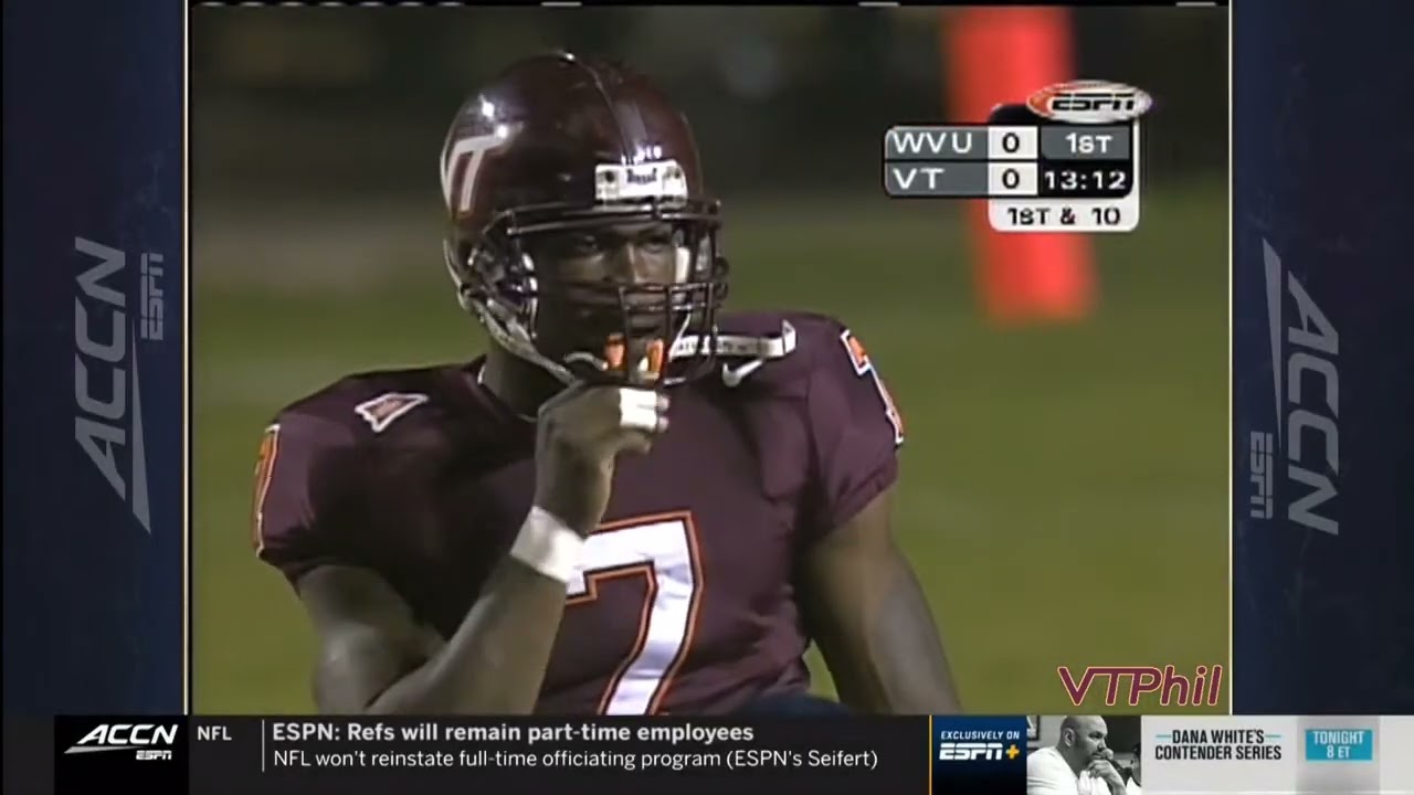 2000: West Virginia Mountaineers vs. #3 Virginia Tech Hokies