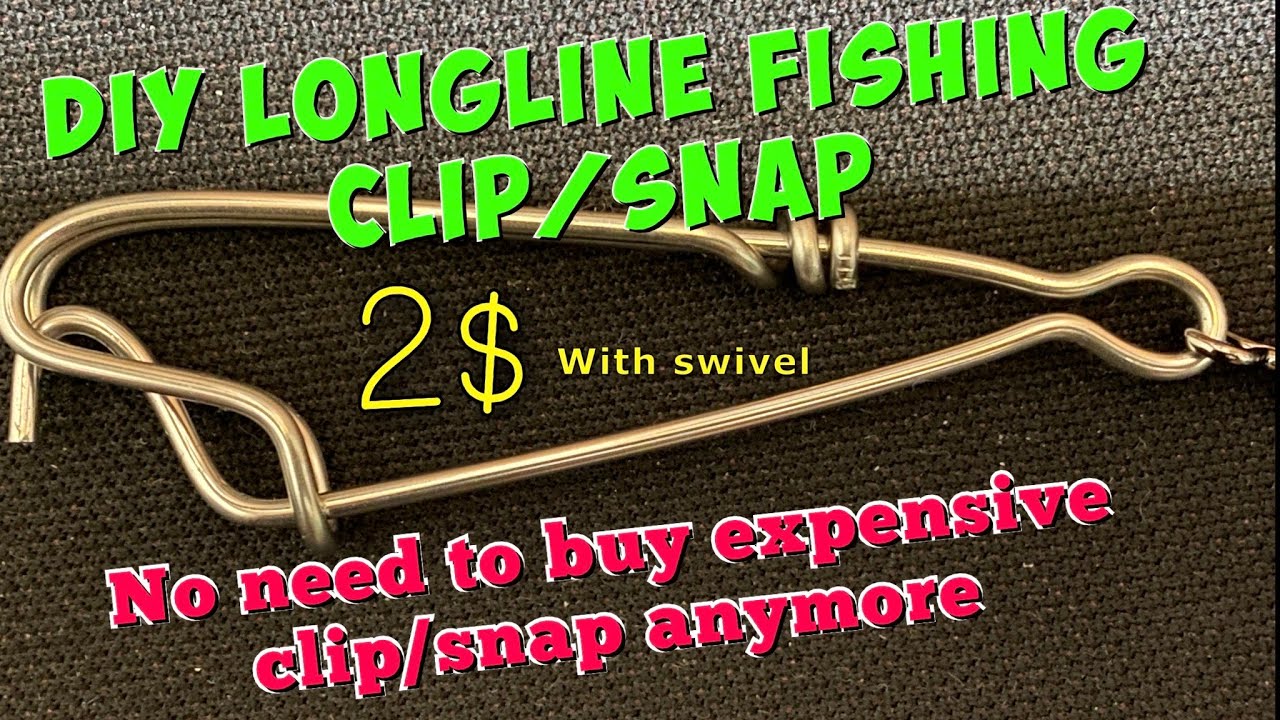 DIY FISHING SNAP TUNA FLOAT LINE CLIP