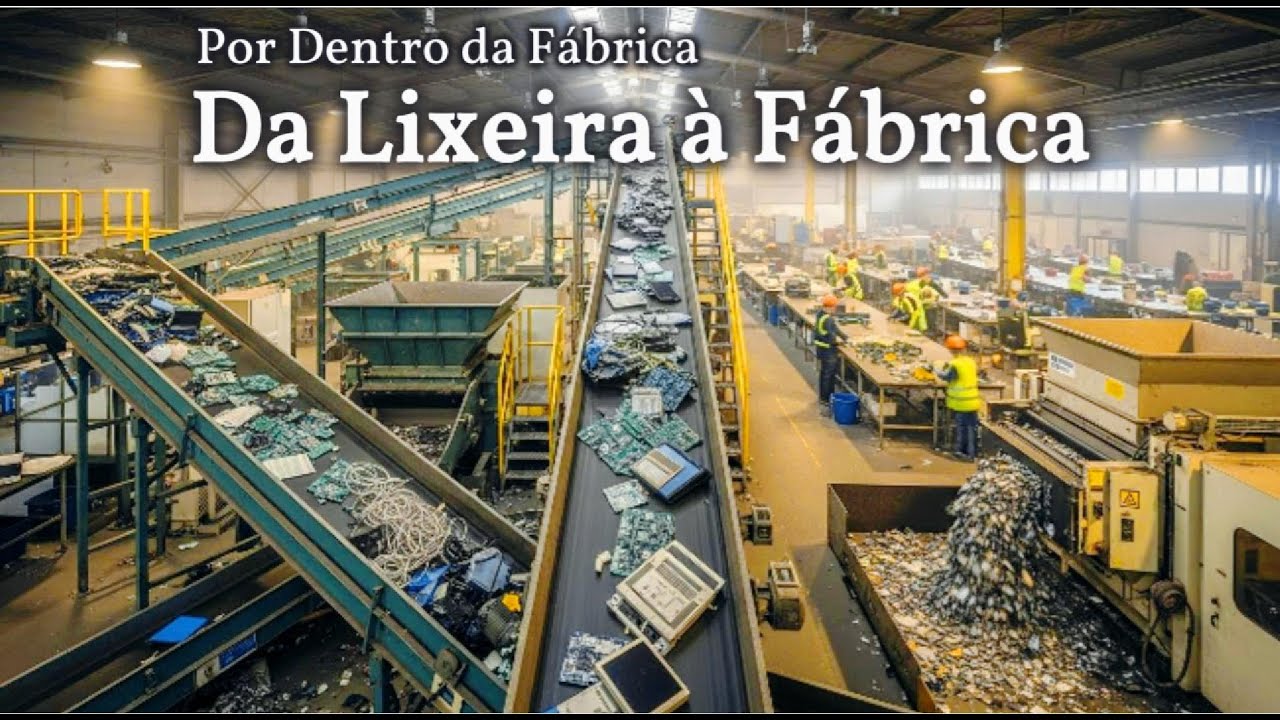 Por Dentro da Fábrica: O Valor Escondido do Lixo Eletrônico