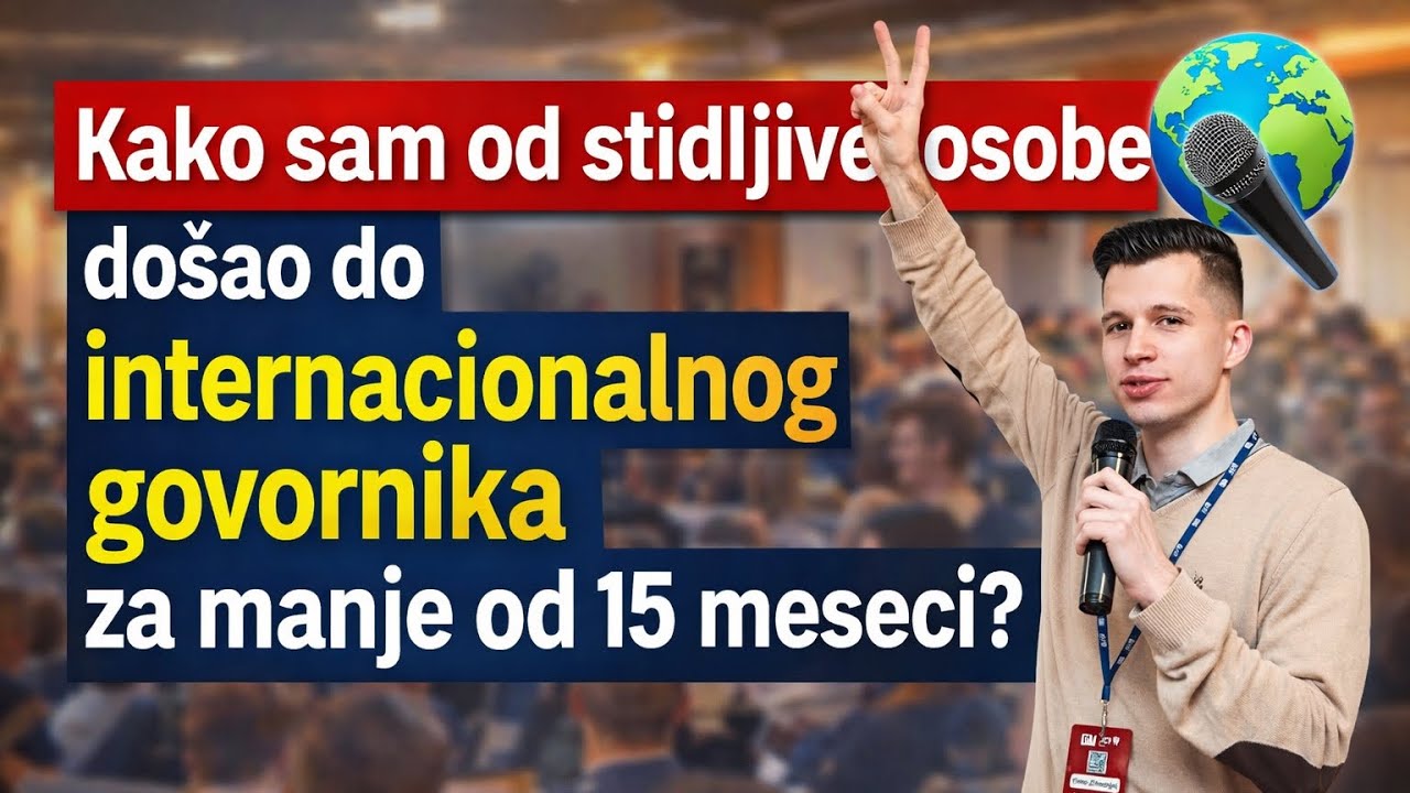 Kako sam od stidljive osobe došao do internacionalnog govornika za manje od 15 meseci?