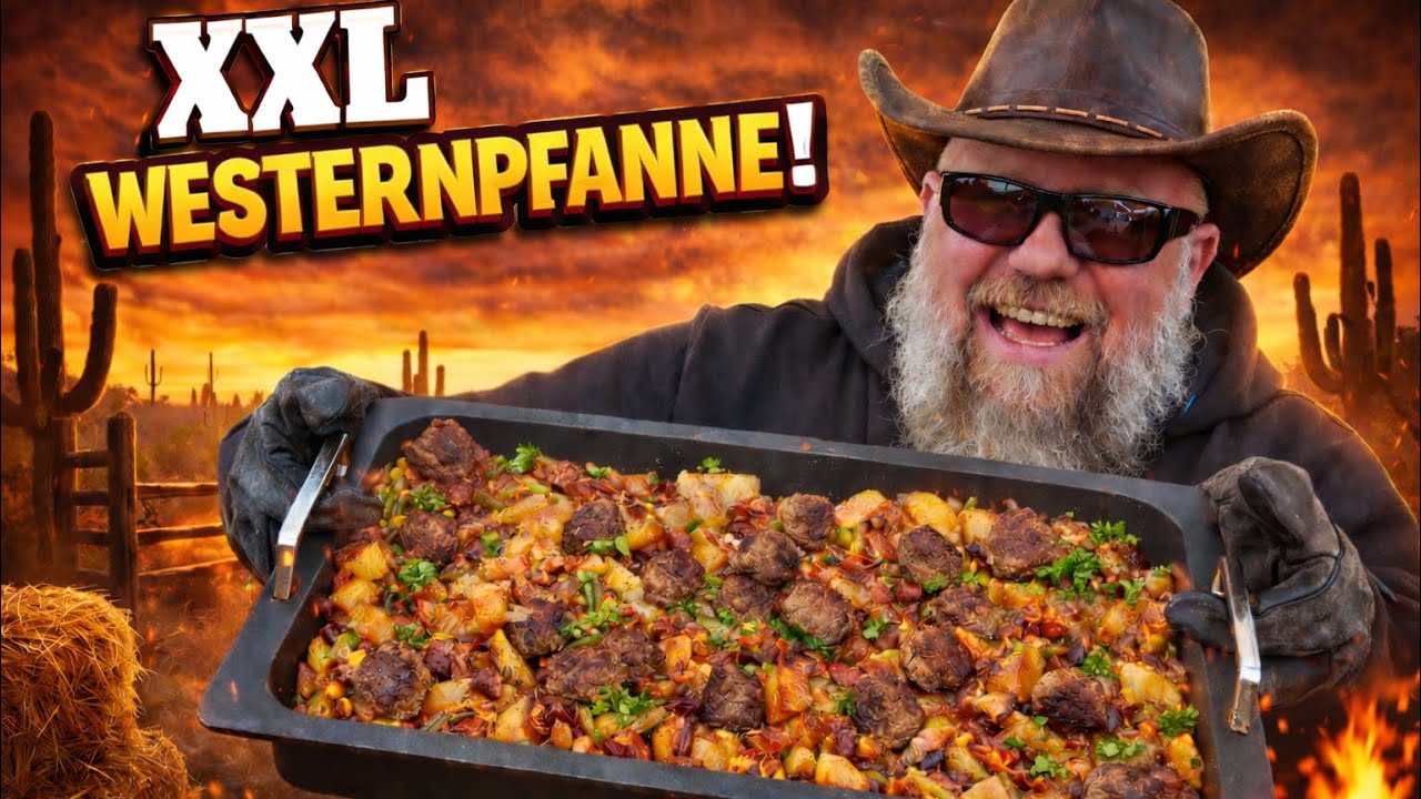 Westernpfanne XXL Macht ALLE Satt - 030 BBQ