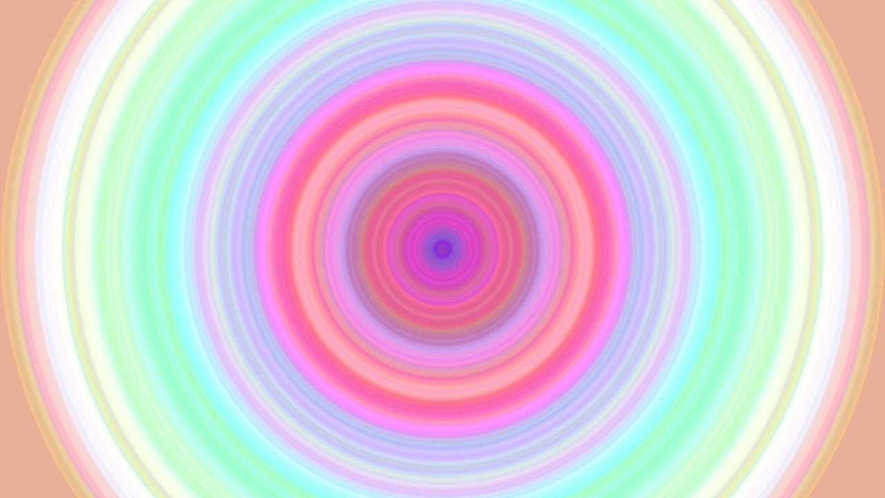 Hypnotic Pink Stripe Vortex Mandala - For Deep Calm, Trance, Meditation & Focus | 4K No Sound