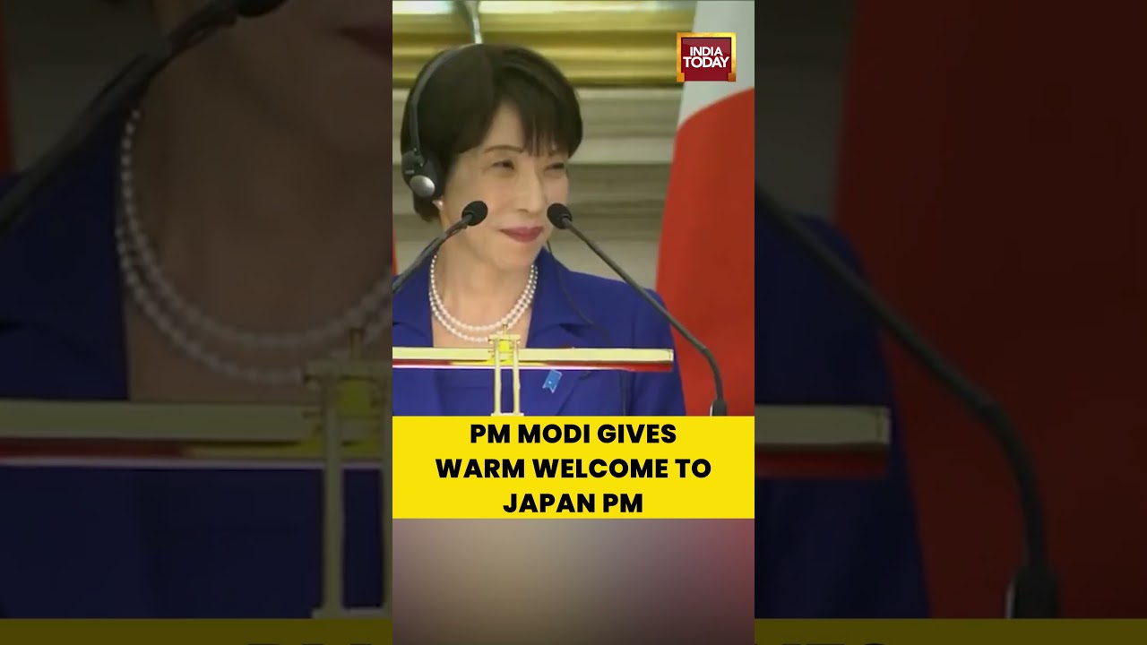 India-Japan Summit 2026: PM Modi Gives Warm Welcome to Japan PM Sanae Takaichi #pmmodi #japan