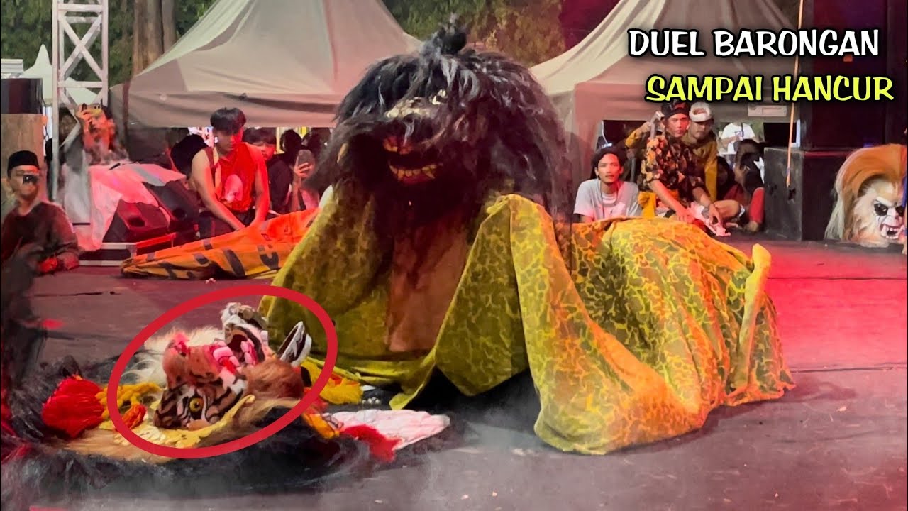 DUEL BARONGAN GAPRAK SAMPAI HANCUR !! AKSI BARONGAN BLORA SINGO LODRO LIVE ALUN ALUN BLORA