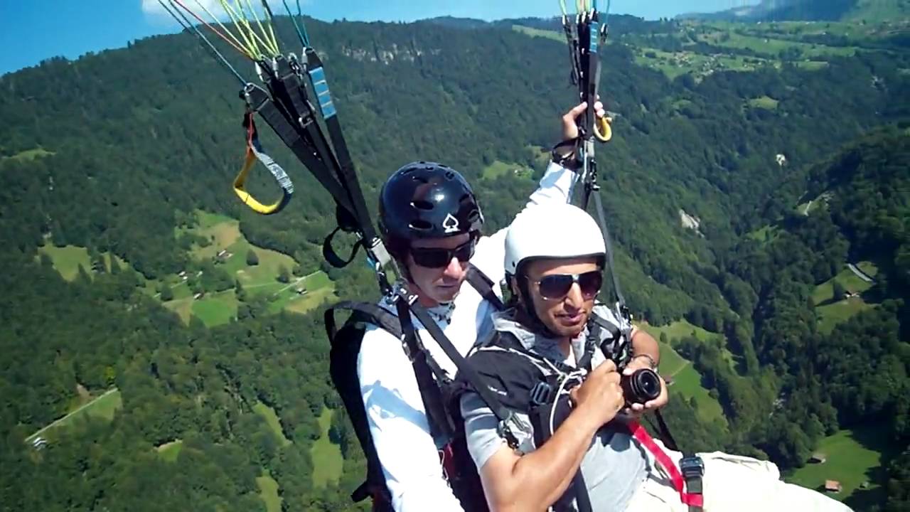 Paraglding in Interlaken, Swiss-1