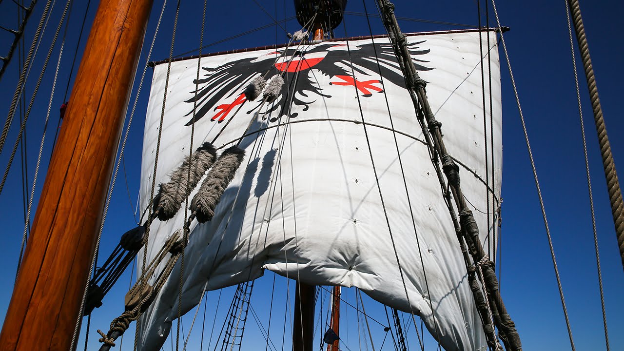 Mit der Kraweel 'Lisa von Lübeck' über die Trave in die Ostsee - 4K/UHD