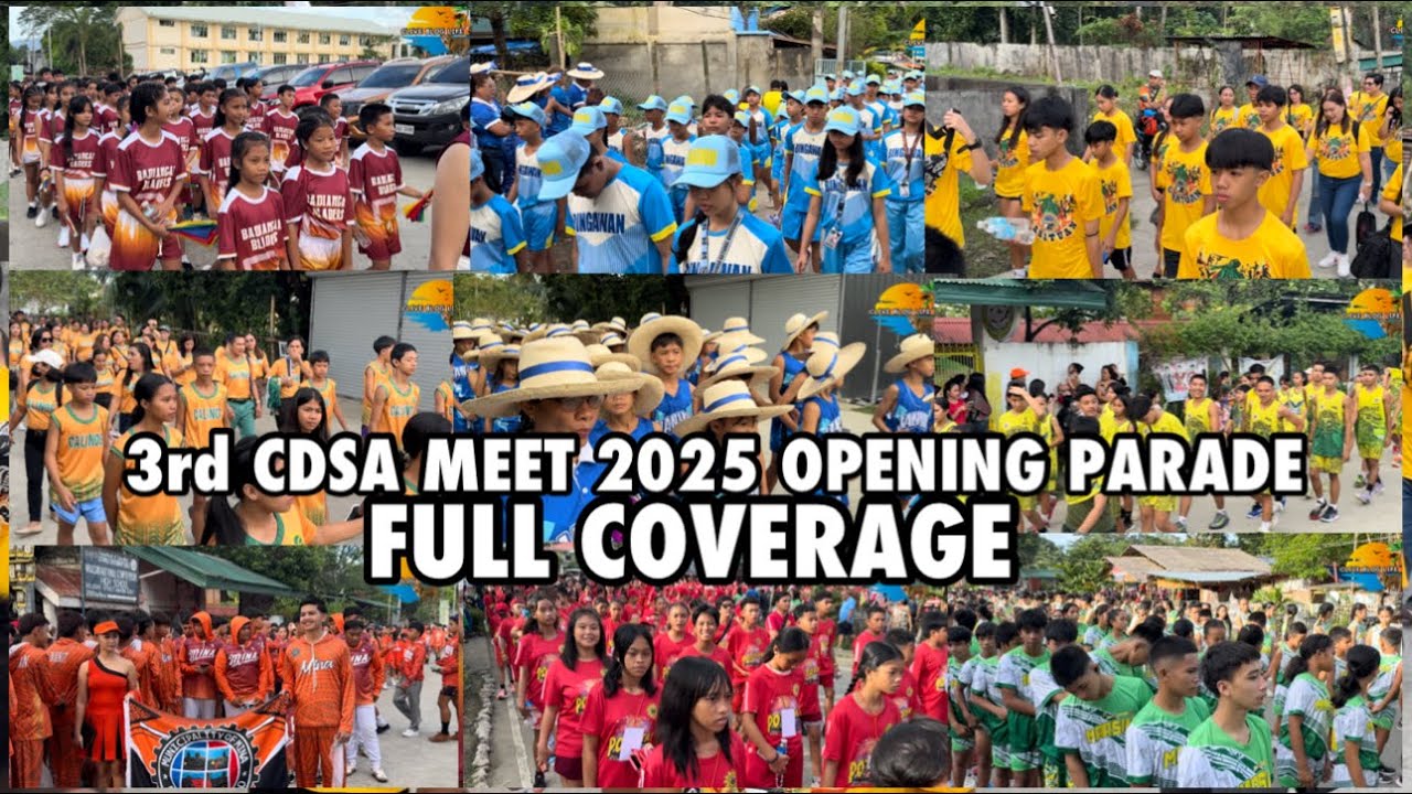 Iloilo 3rd CDSA Meet 2025 Opening Parade Full Coverage #3rdcdsameet2025