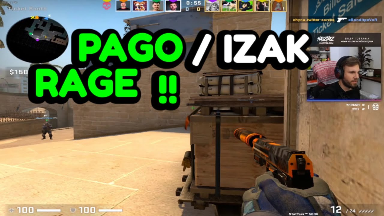 Pago rage na cs'a/ Izak rage w valorancie  😱/ Pasha tłumaczy bałagan w pokoju XD